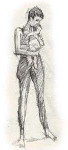 sketch standing